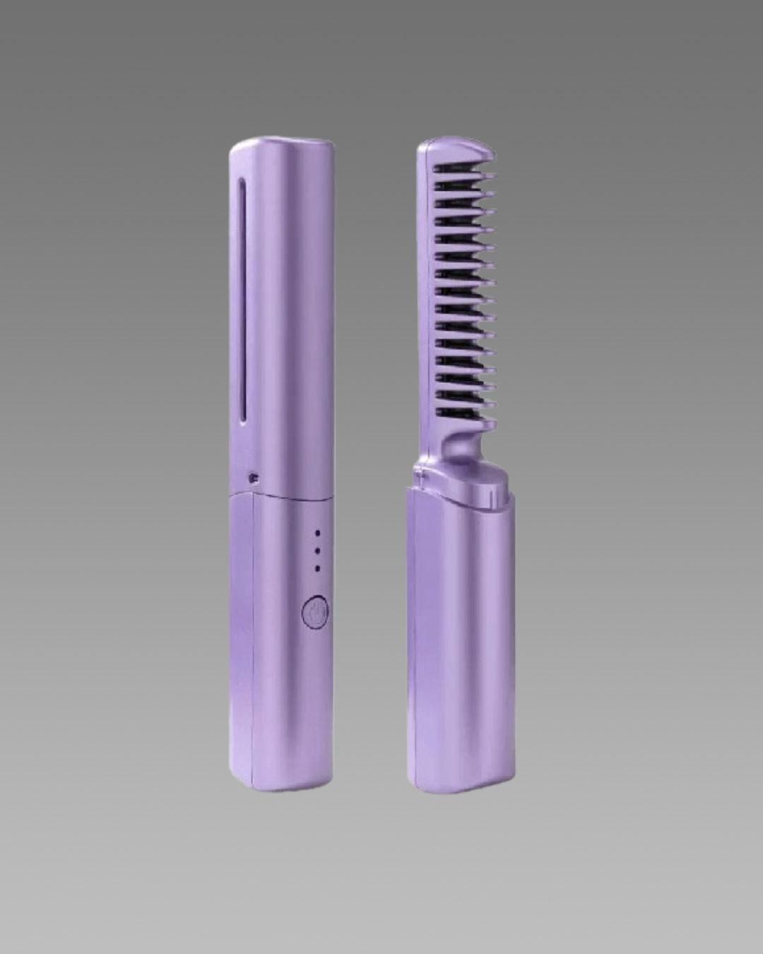 Portable Hair Straightener with Hot Comb