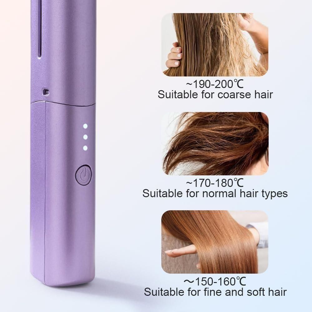 Portable Hair Straightener with Hot Comb